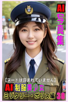 AI写真集　AI制服美少女　ミリタリー・ポリス編38