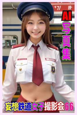 AI写真集 妄想鉄道女子撮影会 66