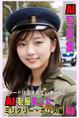 AI写真集　AI制服美少女　ミリタリー・ポリス編40
