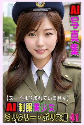 AI写真集　AI制服美少女　ミリタリー・ポリス編41
