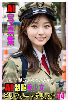 AI写真集　AI制服美少女　ミリタリー・ポリス編44