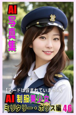 AI写真集　AI制服美少女　ミリタリー・ポリス編46