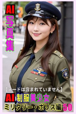 AI写真集　AI制服美少女　ミリタリー・ポリス編50