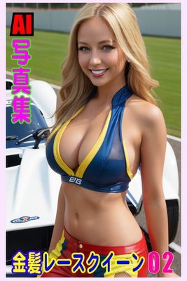 AI写真集 金髪レースクイーン 02