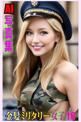 AI写真集 金髪ミリタリー女子 10