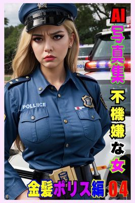 AI写真集 不機嫌な女 金髪ポリス編 04